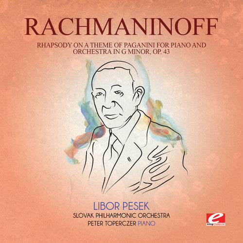 Rachmaninoff - Rhapsody On Theme Paganini Piano & Orch G Min - Music CD