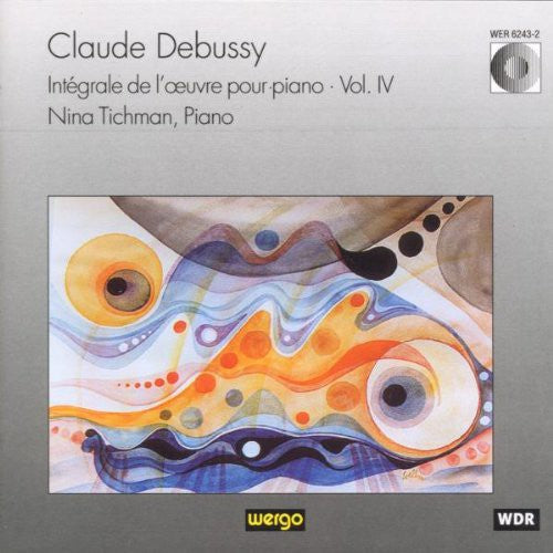 Debussy / Tichman - Works For Piano 4 - Music CD