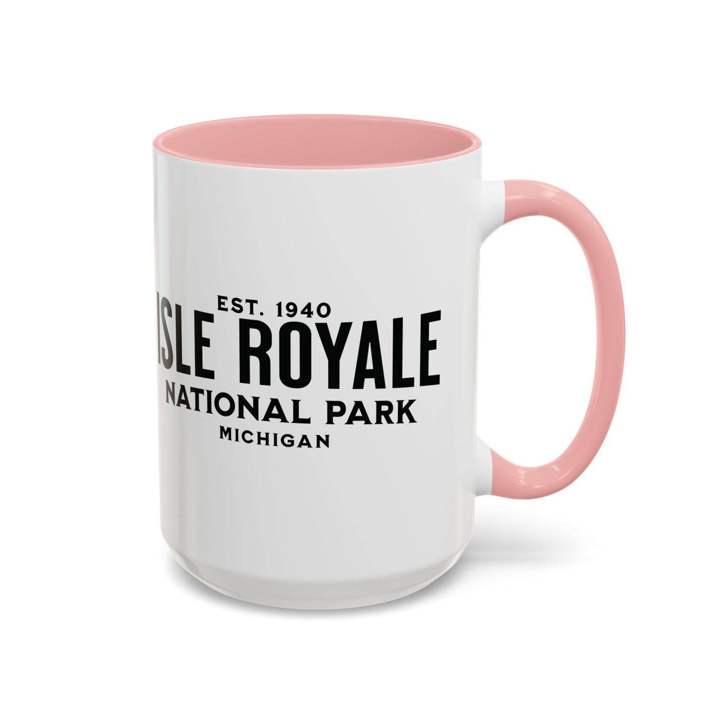 Isle Royal National Park Accent Coffee Mug 11oz 15oz Wolf