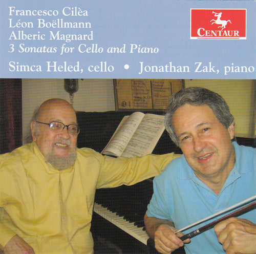 Cilea / Boellmann / Heled / Zak - 3 Sonatas For Cello & Piano - Music CD