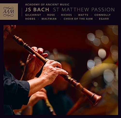 Bach,j.s. / Aam / Choir Of The Aam / Egarr - St. Matthew Passion - Music CD