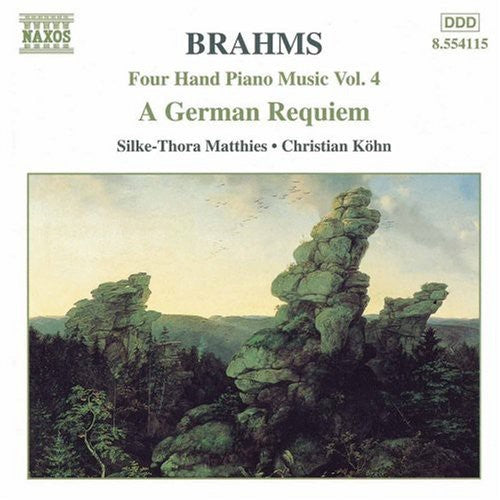 Christian Kohn - Four Hand Piano Music 4 / German Requiem Op 45 Music CD