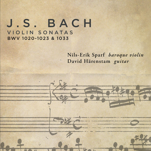 Bach,j.s. / Sparf / Harenstam - Violin Sonatas - Music CD