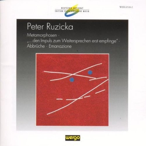 Ruzicka: Metamorphosen Uber Ein Klangfeld / Var - Ruzicka: Metamorphosen Uber Ein Klangfeld / Var - Music CD