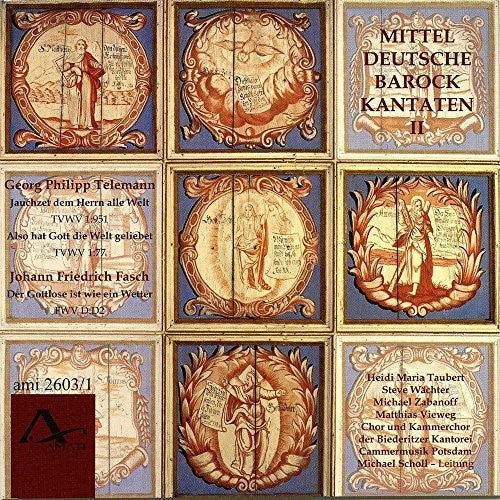 Telemann / Taubert / Chor Und Kammerchor Der Biede - Mitteldeutsche Barockkantaten 2 - Music CD