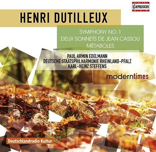 Dutilleux / German State Philharmonic Rheinland - Symphony No. 1 - Deux Sonnets de Jean Cassou Music CD