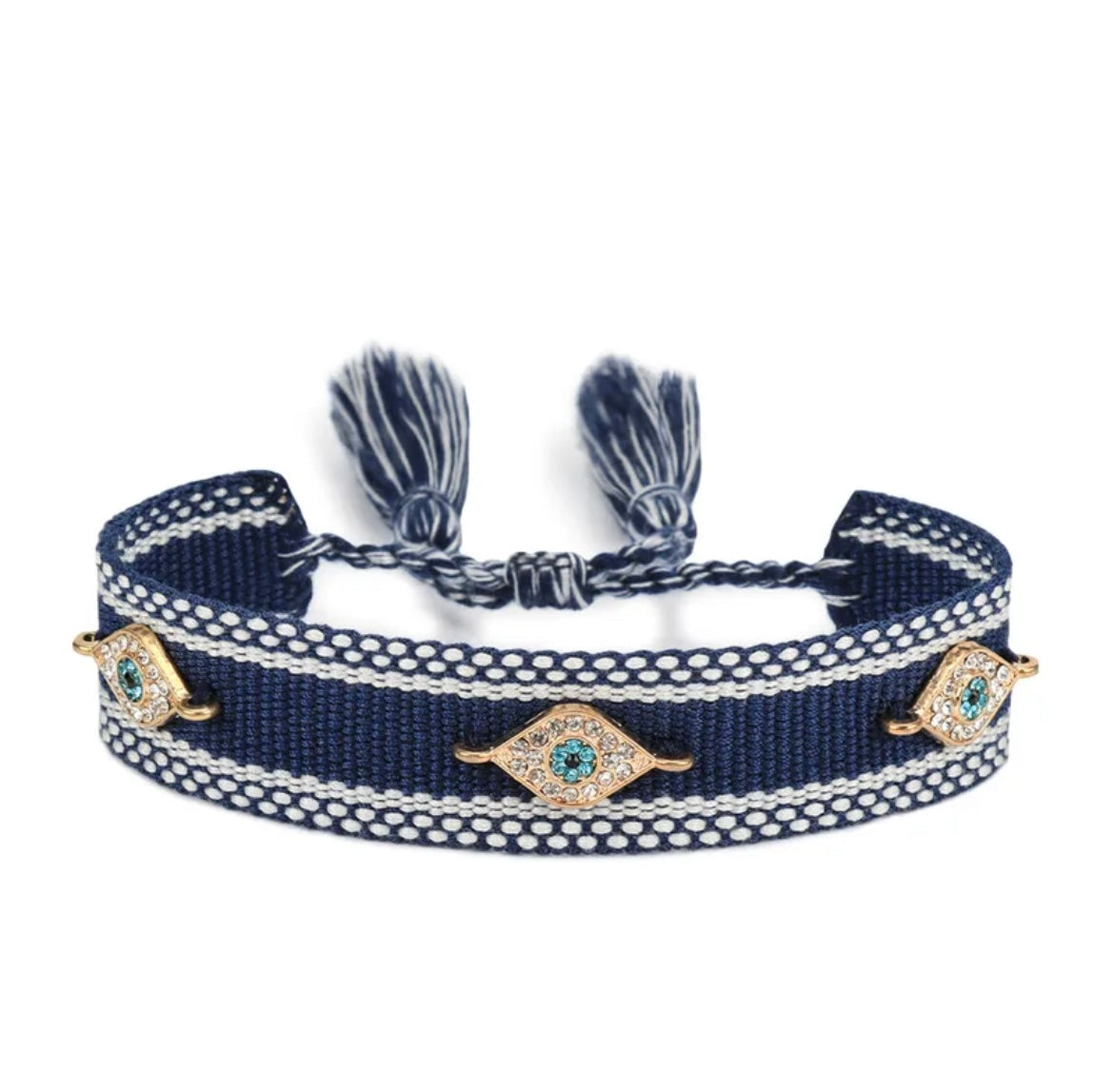 Evil Eye Tassle Bracelet