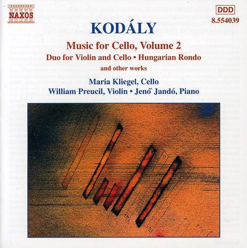 Kodaly,zoltan / Kliegel,maria / Preucil / Jando - Music For Cello #2 - Music CD