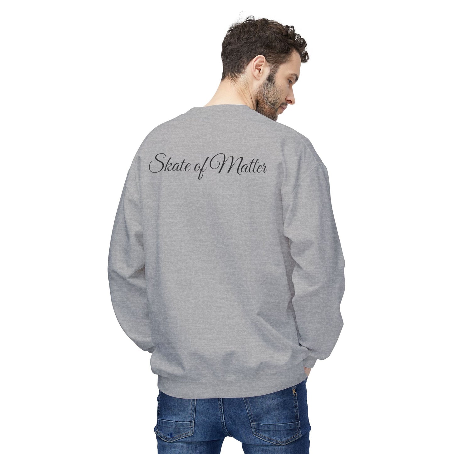 Skate Addict Unisex Fleece Crewneck Sweatshirt