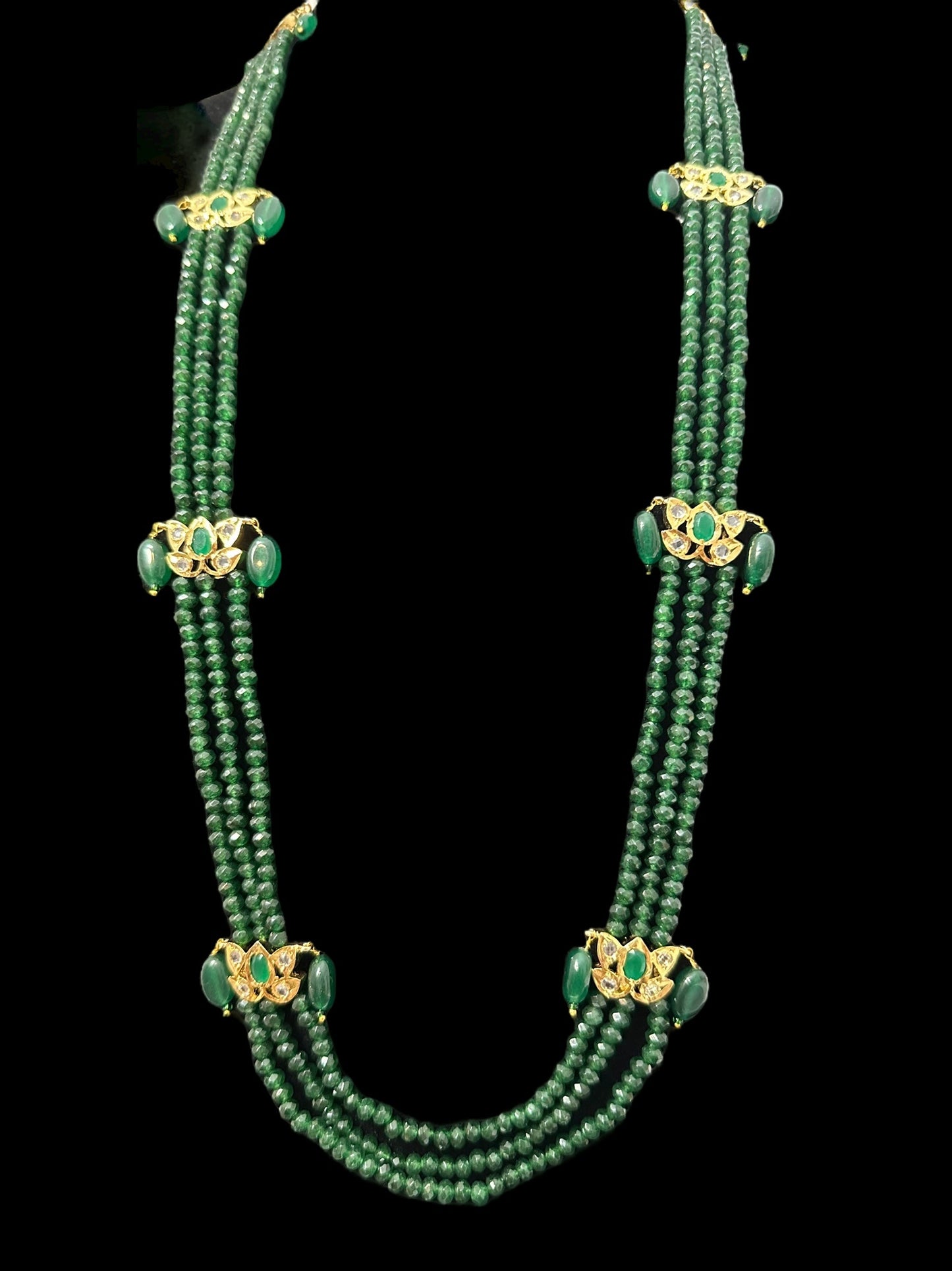 LN49 Raina green beads necklace ( READY TO SHIP )