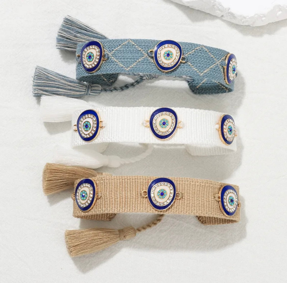 Evil Eye Tassle Bracelet