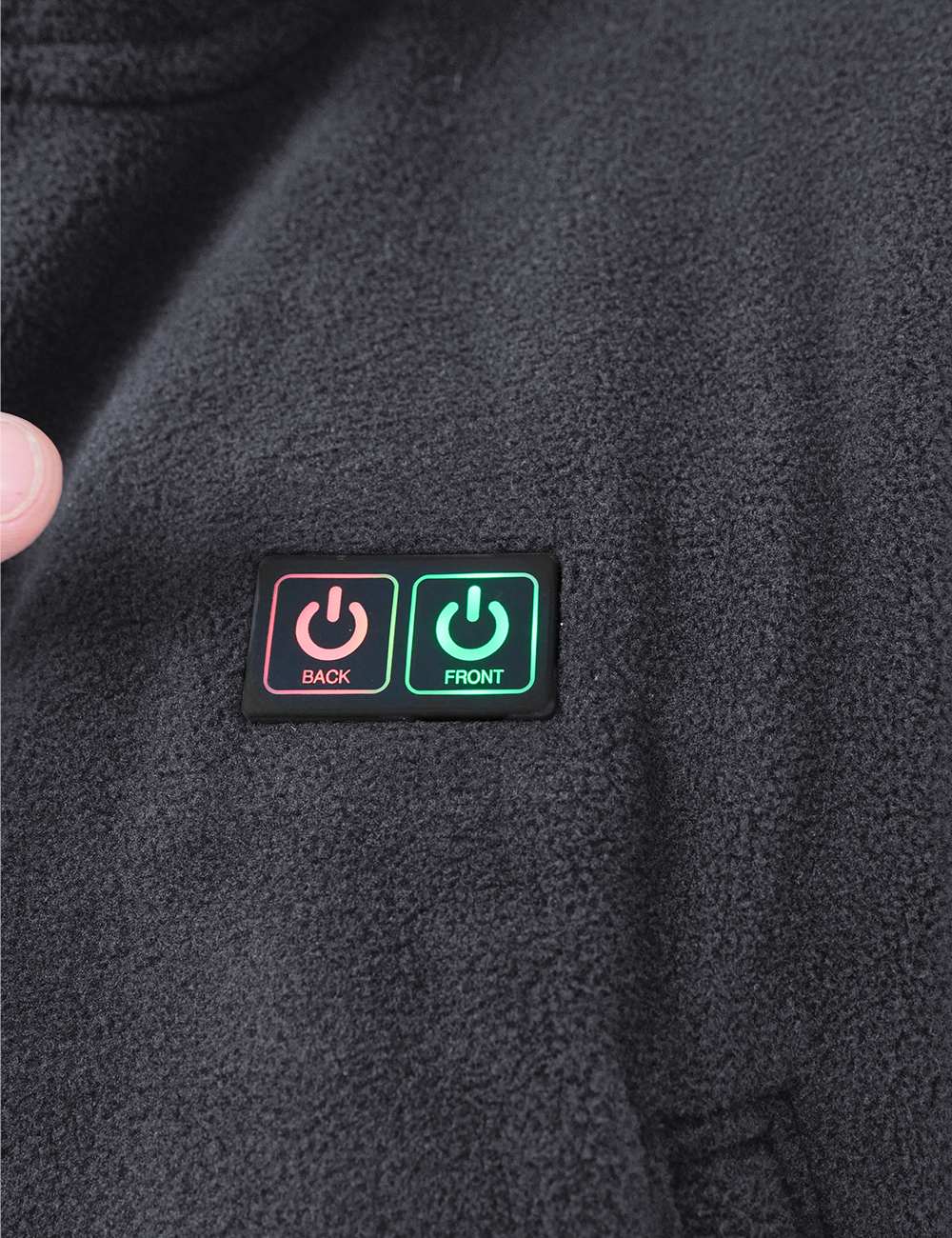 ANTARCTICA GEAR Fleece Heating Jacket, Fit Zip Hood Winter Jacket For Men