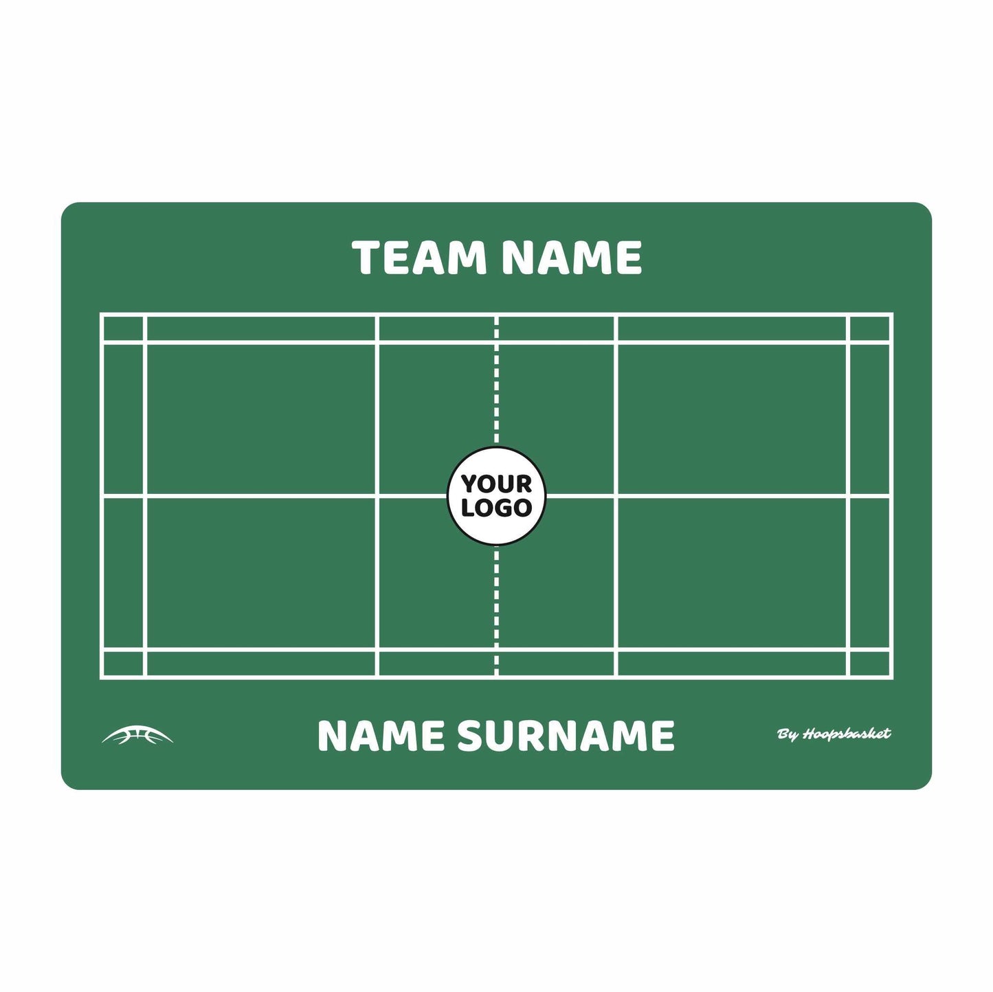 Custom Badminton Magnetic Coaching Board 15.7'' x 10.6'' / 40 x 27 cm