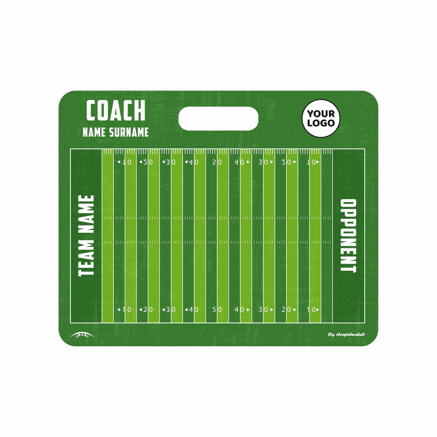 Custom Football Magnetic Coaching Board 11.4'' x 9.4'' / 29 cm x 24 cm