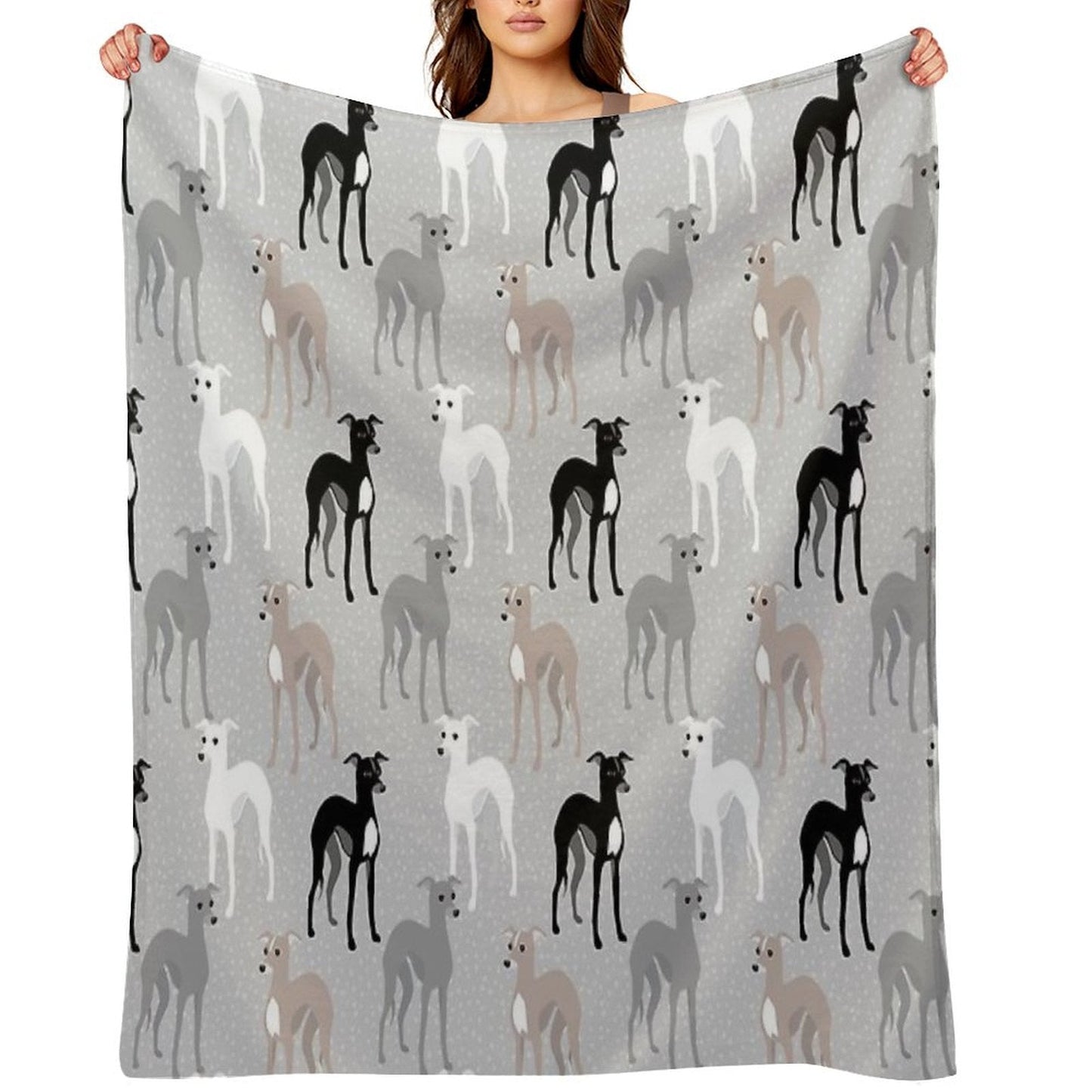 Italian Greyhounds Throw Blanket