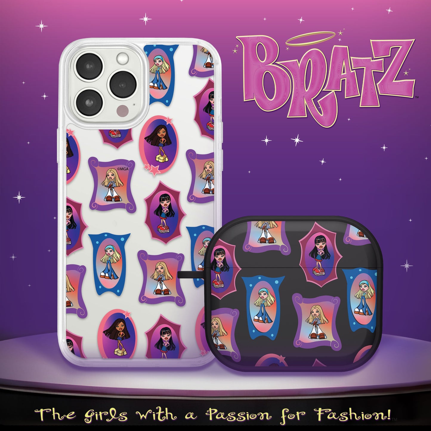 Bratz® Classic HD Apple iPhone 14 Mag-Safe Phone Case and AirPods Gen 3 Combo Package