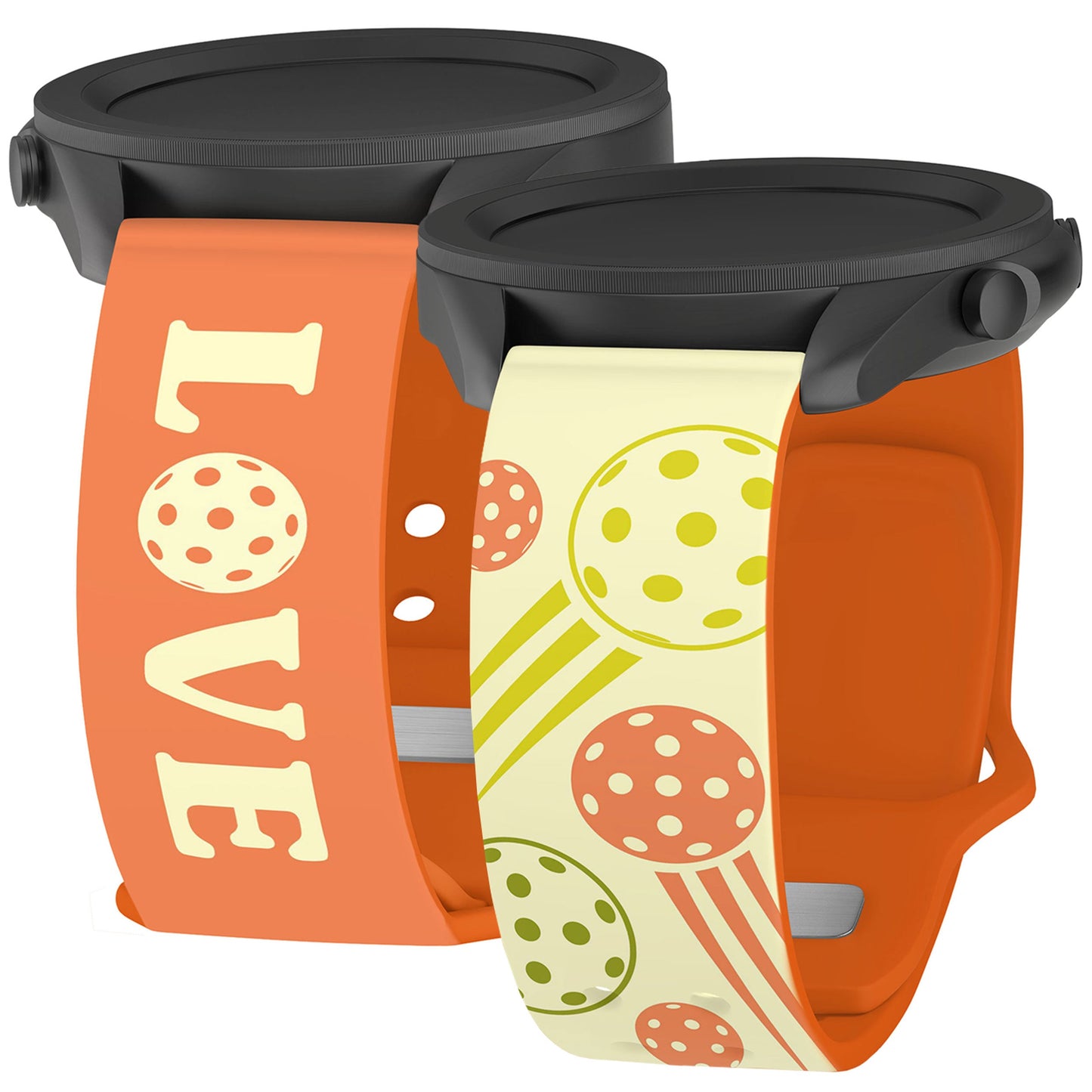 Pickleball HD Watchband for Samsung, Garmin, Fossil, and More