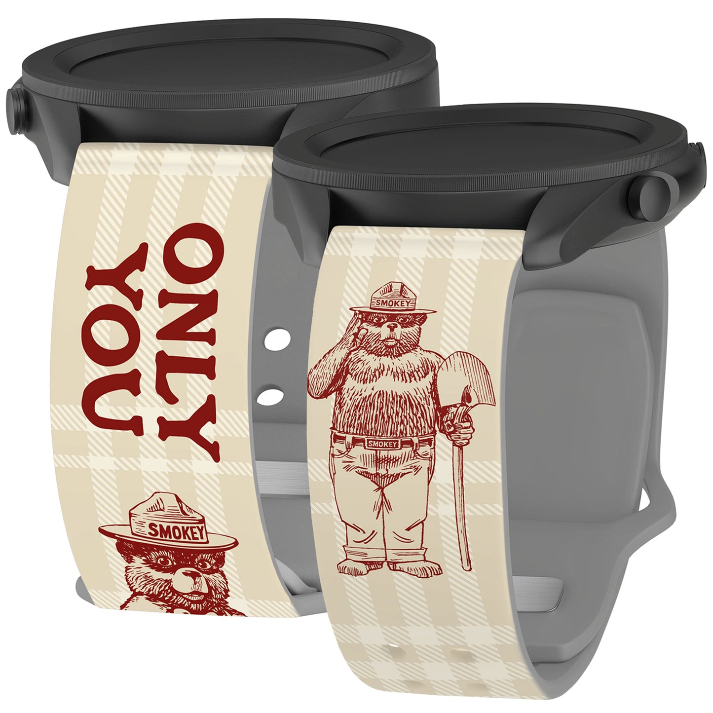Smokey Bear Classic HD Watchband for Samsung, Garmin, Fossil, and More