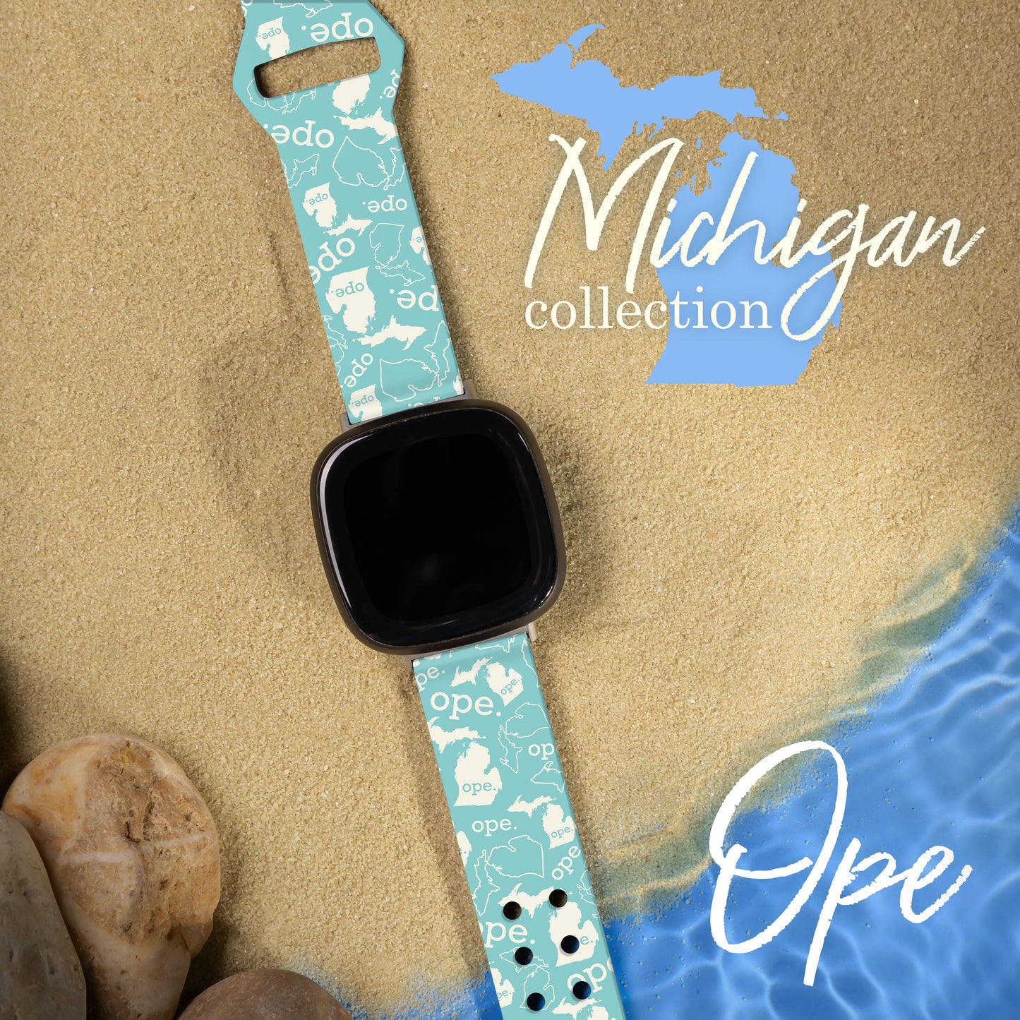 Michigan HD Fitbit Versa 3 & Sense 1 Watch Band