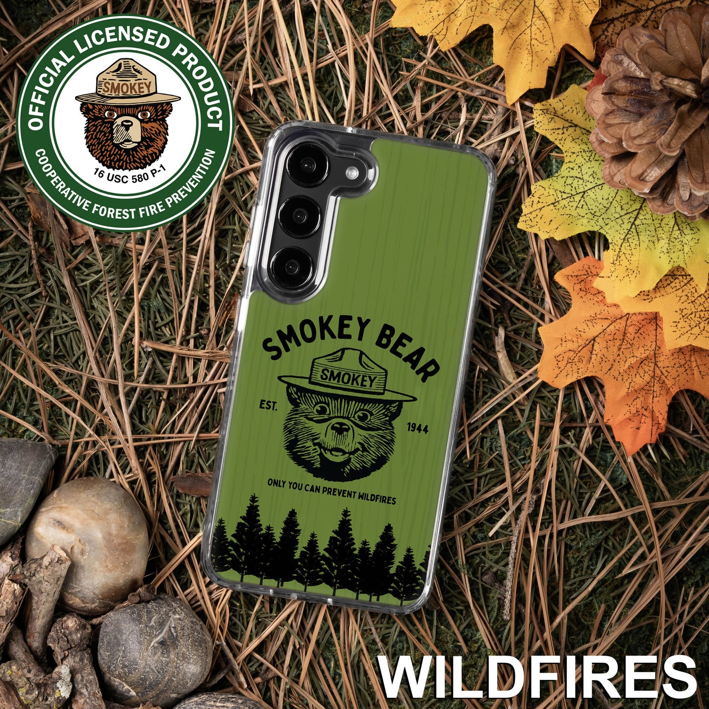Smokey Bear Classic HD Samsung Galaxy S22 Phone Case