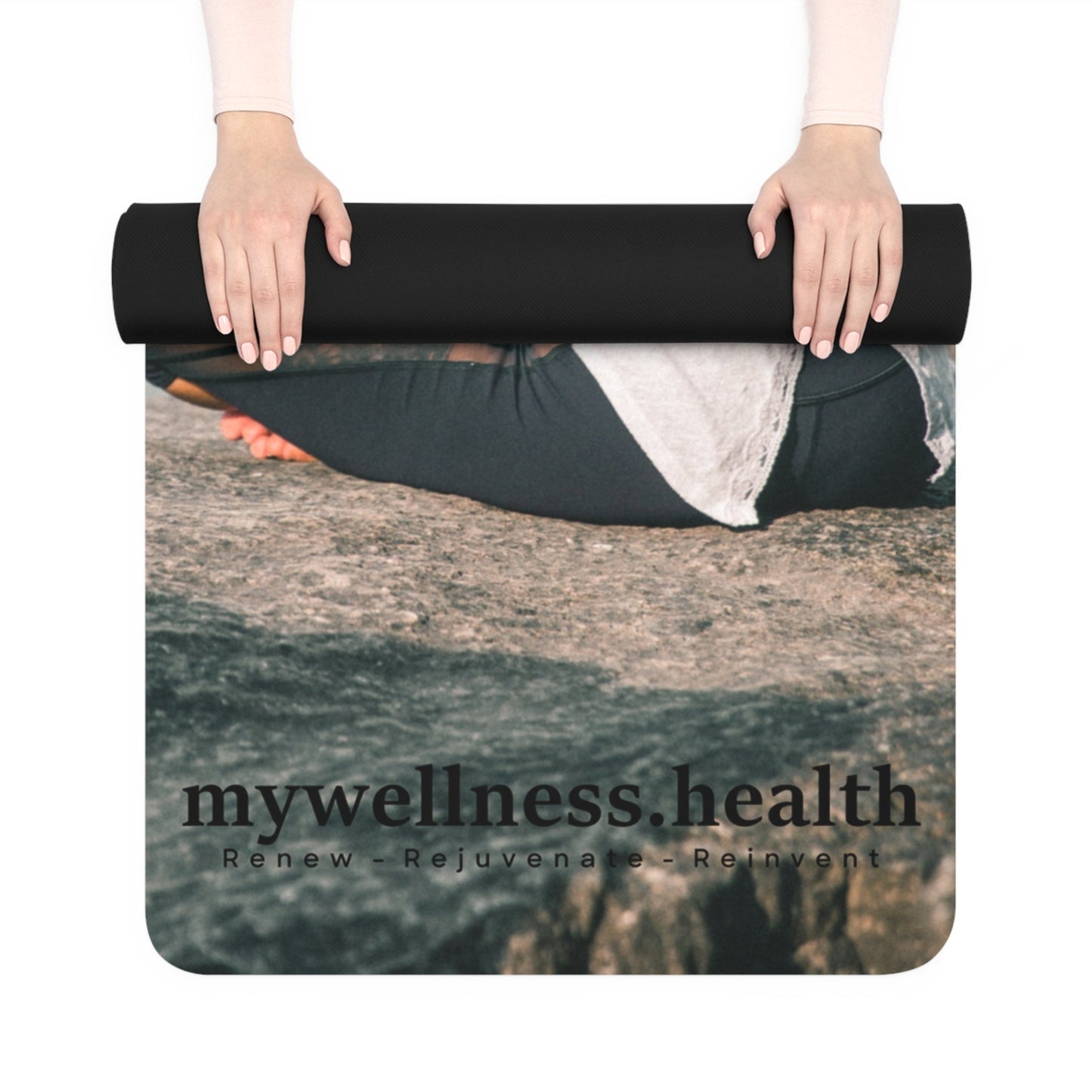 Seize the Day Anti-Slip Yoga Mat with Built-in Carry Strap
