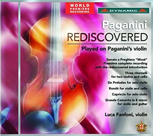 Paganini / Fanfoni / Fanfoni / Ballerini - Paganini Rediscovered - Played On Paganini's - Music CD