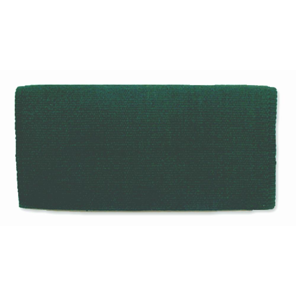 1314-20 San Juan Solid Hunter 36x34 New Zealand Wool Saddle Blanket