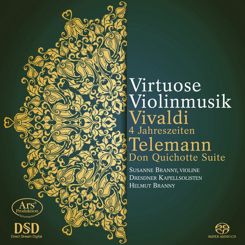 Telemann / Branny / Dresdner Kapellsolisten - Vivaldi & Telemann: Virtuose Violinmusik Music CD
