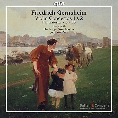 Gernsheim / Roth / Hamburger Symphoniker Orch - Violin Concertos - Music CD