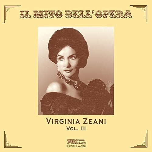 Bellini / Zeani,virginia - Virginia Zeani 3 - Music CD