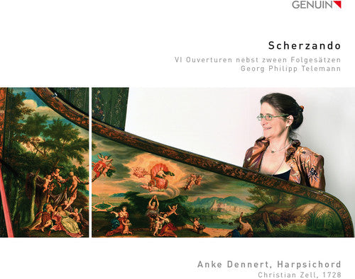 Telemann / Dennert - Scherzando - Vi Overtures For Harpsichord - Music CD