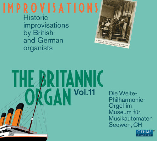 Burkard / Lemare / Hollins / Wolstenholme / Hofner - Britannic Organ: Improvisations 11 - Music CD