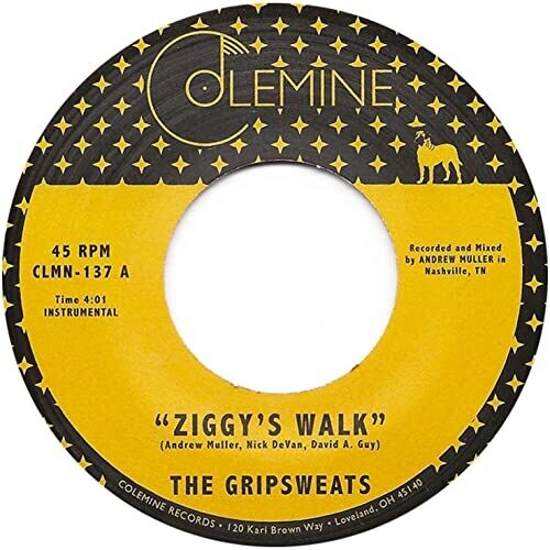 Gripsweats - Ziggy's Walk / Alpha Dog - Vinyl Record