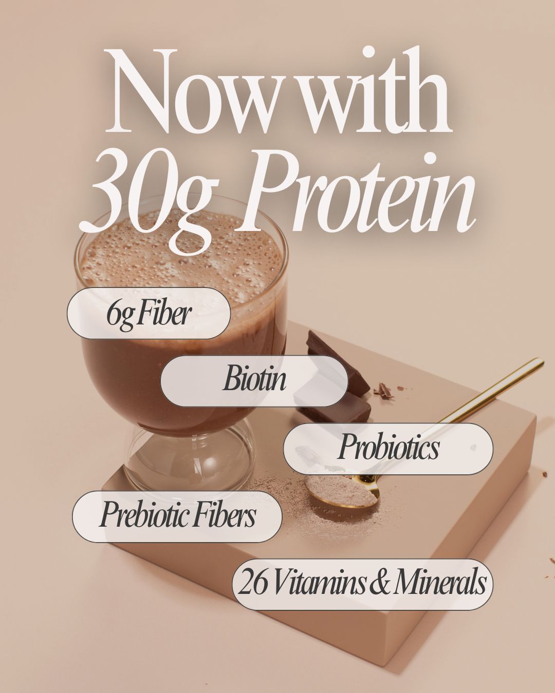 30G Protein Chocolate Biocare Dietary Beverage (14-Servings)