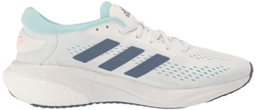 adidas Supernova 2 Running Shoe, FTWR White/Wonder Steel/Almost Blue, 5.5 US Unisex Big Kid