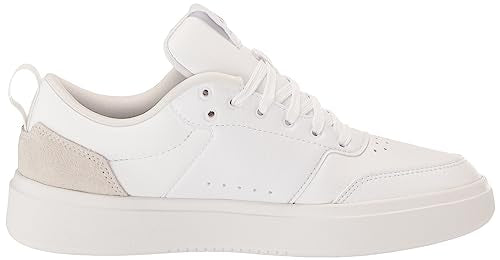 adidas Women's Park St Sneaker, White/White/Silver Metallic, 9.5