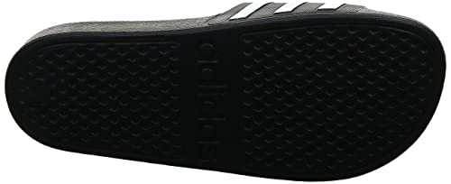 adidas Unisex Adilette Aqua Slides Sandal, Core Black/White/Core Black, 9 US Men