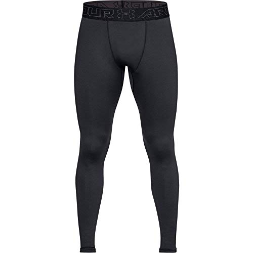 Under Armour Men's ColdGear Compression Leggings, Black (001)/Charcoal, Medium