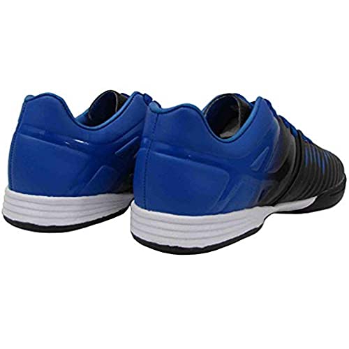 Vizari Kids Liga in Indoor Soccer Shoes | Boys and Girls (Blue/Black, 12.5)