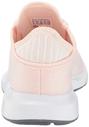 adidas Originals Women's Swift Essential Sneaker, Pink Tint/White/Silver, 6.5