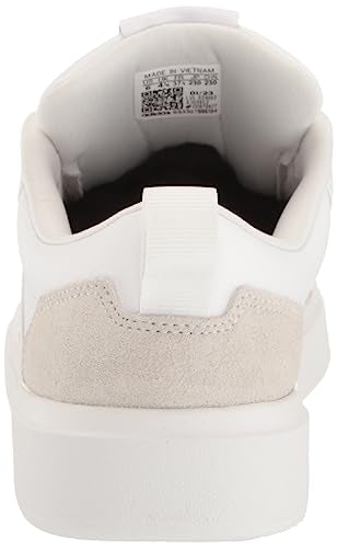 adidas Women's Park St Sneaker, White/White/Silver Metallic, 9.5