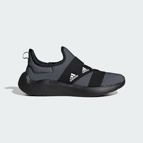 adidas Women's Puremotion Adapt Sportswear Sneaker, Core Black/White/White, 8
