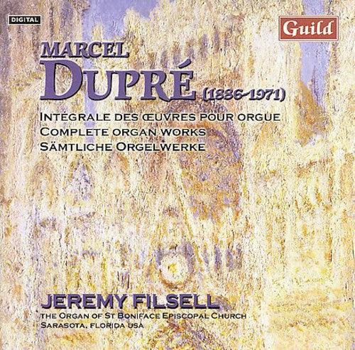 Dupre / Filsell - Complete Organ Works 8: Psalm Xviii / Vision Op 44 - Music CD
