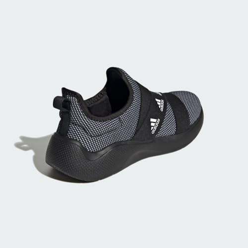 adidas Women's Puremotion Adapt Sportswear Sneaker, Core Black/White/White, 8