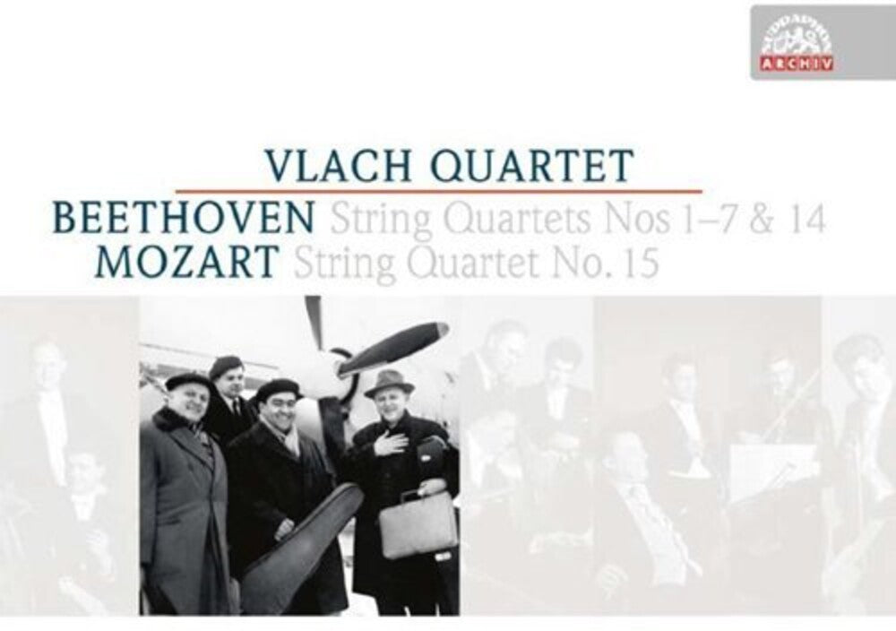 Beethoven / Mozart / Vlach Quartet - Beethoven: String Quartets Nos 1-7 & 14 / Mozart: String Quartet No 15 Music CD