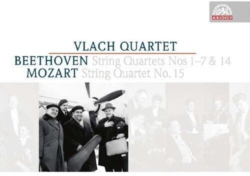 Beethoven / Mozart / Vlach / Snitil / Kodousek - Beethoven: String Quartets Nos 1 7 & 14 / Mozart - Music CD