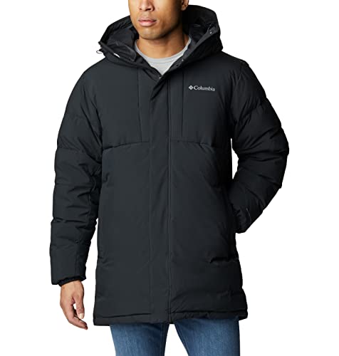 Columbia Men's Aldercrest Down Parka, Black, Large