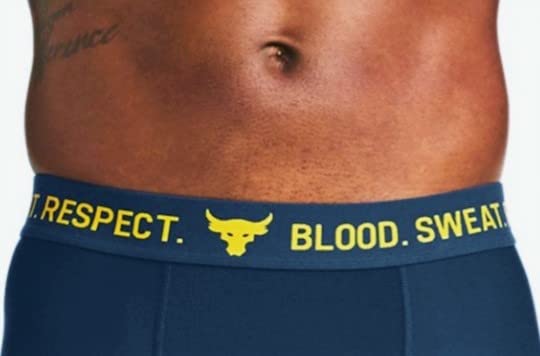 Under Armour UA Project Rock Compression Pants Workout Compression Pants Brahma Bull Navy Heat Gear Compression Navy Men's Workout Pants Large