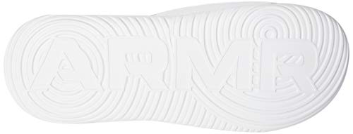 Under Armour Women's Ansa Fixed Strap Slide Sandal, White (101)/White, 10