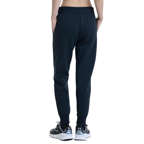 Under Armour Womens Rival Fleece Joggers , (001) Black / / White , Medium